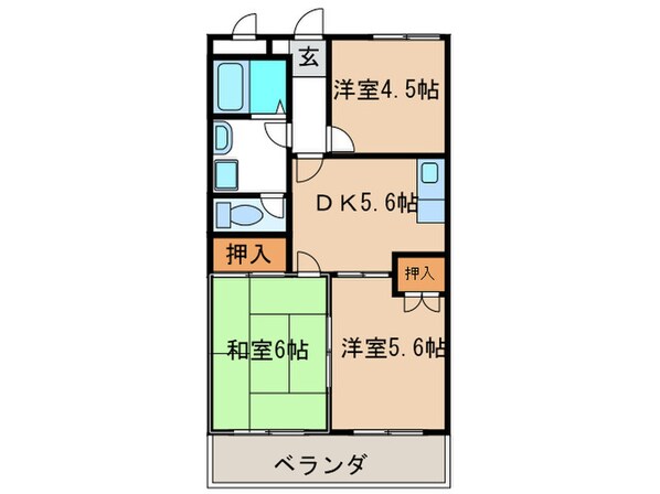 エクシ－ﾄﾞ　Ｂの物件間取画像